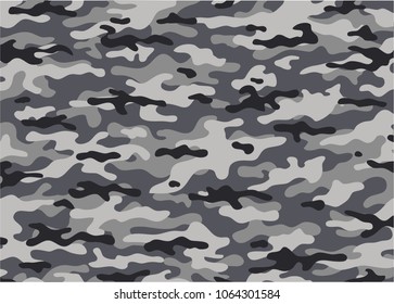 grey camouflage pattern. Vector background