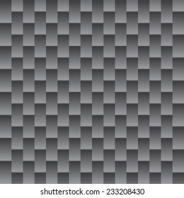 Grey carbon fiber seamless pattern design vector illustration.