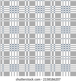 Grey Checked Seamless Repeat Pattern
