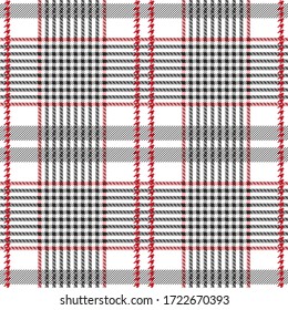 Grey checkered print. Seamless pattern inspired by vintage design. Template for plaids, shirts, napkins, dresses.