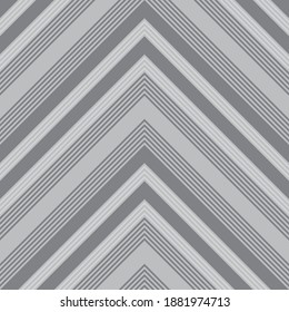 Fondo de patrón transparente rayado diagonal de Chevron gris adecuado para textiles de moda, gráficos