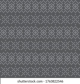 Gris Christmas justo fondo de patrón isle para textiles de moda, ropa de cama y gráficos