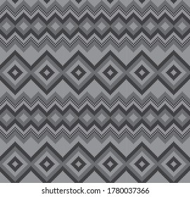 Gris Christmas justo fondo de patrón isle para textiles de moda, ropa de cama y gráficos