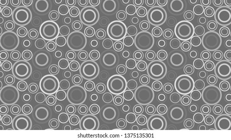 Grey Circle Background Pattern Vector