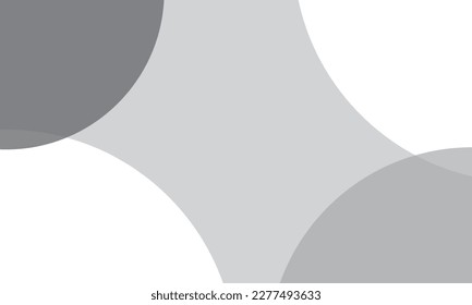 Grey color circles background with overlap layer. For wallpaper, cover, banner, poster, placard and presentation. Gray abstract background for business card and flyer template, vector illustration 