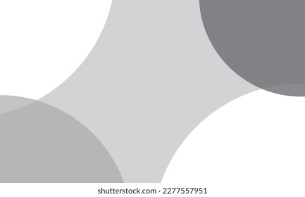 Grey color circles background with overlap layer. For wallpaper, cover, banner, poster, placard and presentation. Gray abstract background for business card and flyer template, vector illustration 