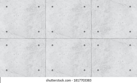 grey color concrete wall panels with holes