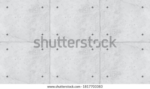 grey color concrete\
wall panels with holes