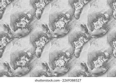 Grey Grey Color Science. Light Gradient Background. Grey White Vector Splash. Grey Science Pattern. White Grain Science. Light Rock Paint. White Gray Ink Repeat Wall. Modern Abstract Template.