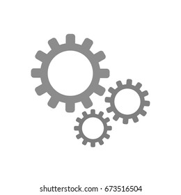 Grey Color System Setting Gears Vector: เวกเตอร์สต็อก (ปลอดค่าลิขสิทธิ์ ...