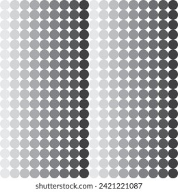 Grey color tone circle pattern