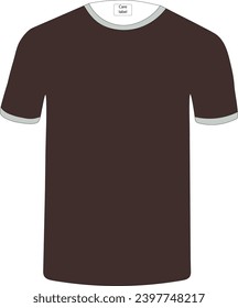 grey color t-shirt design concept