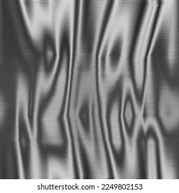 Grey color waves. Metallic seamless texture