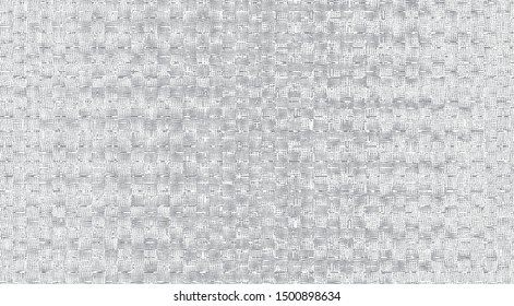 Grey colored ; monochrome Striped Splatter Textured Distressed Background. Seamless Pattern.