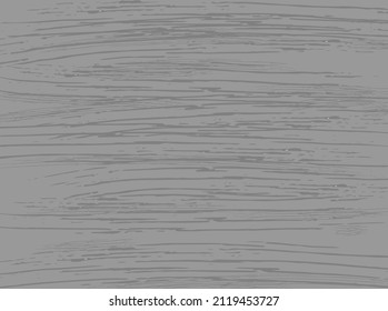 Grey colored old wood board, beautiful natural wood background hand-drawn in vector, textured and scrathed. This authentic template is suitable for any design in vintage or any other style. 