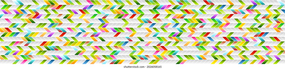 Grey and colorful geometric hi-tech abstract background. Vector banner design