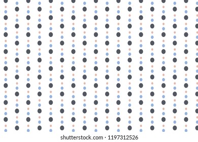 Grey Colors Dots Pattern. Vector Black and White Geometric Circle Background. Abstract Pixel Texture. Minimal Graphic Design