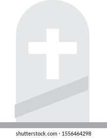 grey colour gravestone graphic vector