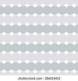 Grey Consecutive circles background. Seamless pattern. Vector.
