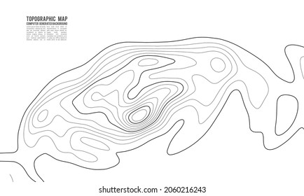 Grey contours vector topography. Geographic mountain topography vector illustration. Topographic pattern texture. Map on land vector terrain. Elevation graphic contour height lines. Topographic map