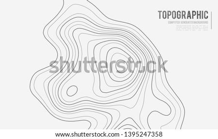 Grey contours vector topography. Geographic mountain topography vector illustration. Topographic pattern texture. Map on land vector terrain. Elevation graphic contour height lines. Topographic map