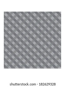 Grey Criss Cross Pattern - Vector