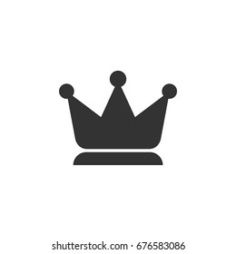 Grey Crown Logo Template Illustration Design. Vector EPS 10.