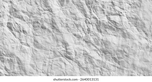 grey crumpled kraft background paper texture eps 10
