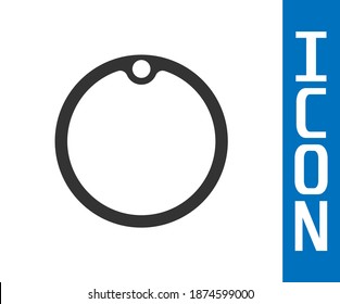 Icono del tablero de corte gris aislado en fondo blanco. Símbolo del tablero de corte.  Vector