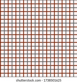 grey and dark red line checks seamless pattern