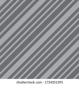 Grey diagonal striped seamless pattern background suitable for fashion textiles, graphics