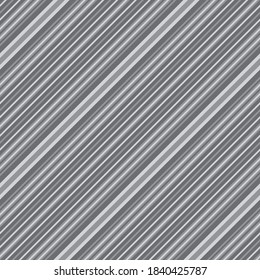 Grey diagonal striped seamless pattern background suitable for fashion textiles, graphics