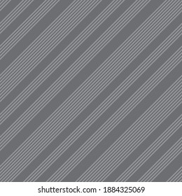 Grey diagonal striped seamless pattern background suitable for fashion textiles, graphics