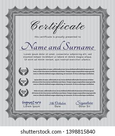 Certificate Appreciation Template Certificate Achievement Awards Stock ...