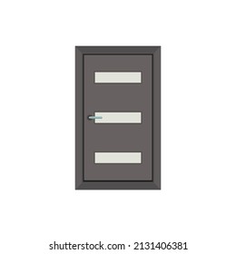 Grey Door 3 Horizontal Strips