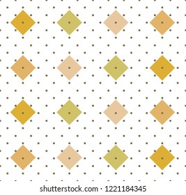 Grey dot with colorful square pattern vector in Japanese style.