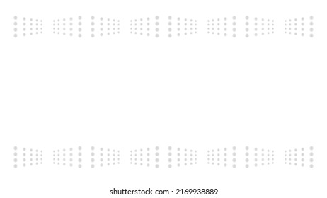 Grey dots blurred on white background.
