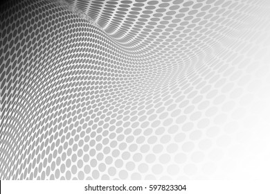 Grey dots creative design abstract background