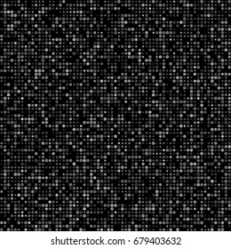 grey dots. gray circles. abstract black background. halftone effect. vector illustration