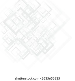 Grey Element Simple Vector  Background. Minimal Ornament Template. White Creative Pattern. Gray Business Illustration.