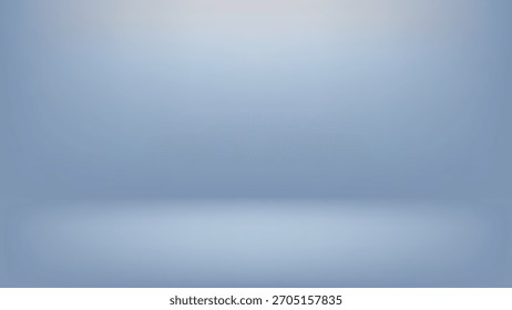 Grey empty room studio gradient with soft spotlight and smooth empty display surface for products. Abstract background