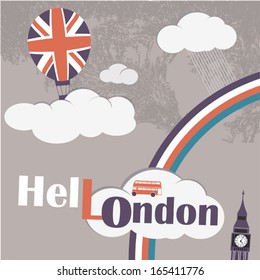 grey English sky
