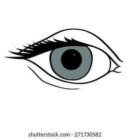 grey eye