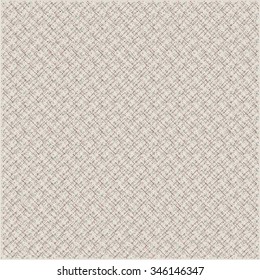 Grey fabric texture. Wallpaper with geometric pattern. Vector.