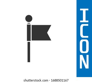 Icono de Indicador gris aislado en fondo blanco. Símbolo de marcador de posición. Ilustración vectorial