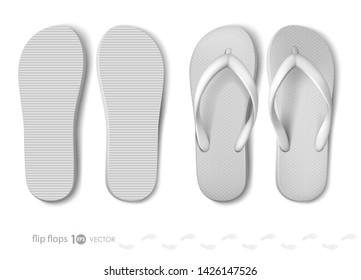 Grey flip  flops