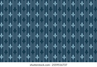 Grey Floral wall pattern design