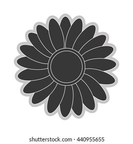 grey flower icon
