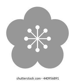 grey flower icon