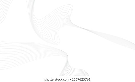 grau fließende Linien Design pro